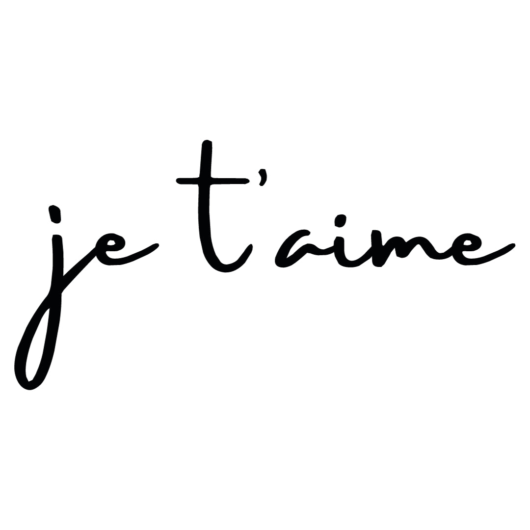 Je t’aime