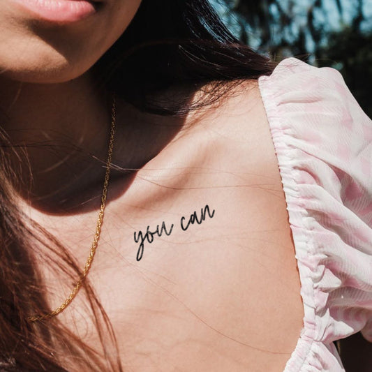 You can