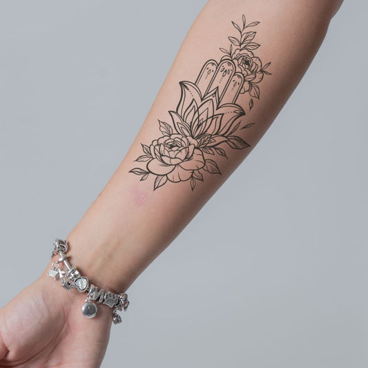 Floral Hamsa