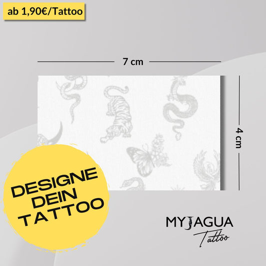 Individuelles Tattoo [7x4 cm] (Querformat)