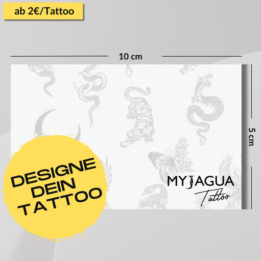 Individuelles Tattoo [10x5 cm] (Querformat)