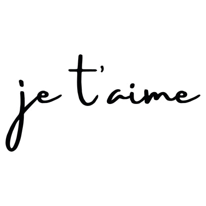 Je t’aime
