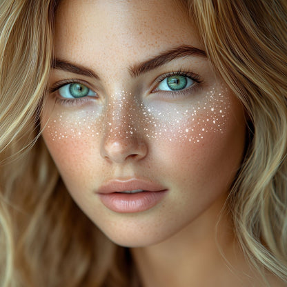 Classic Sommersprossen in Silber – Sunkiss Tattoo [3er, 6er oder 12er Set]